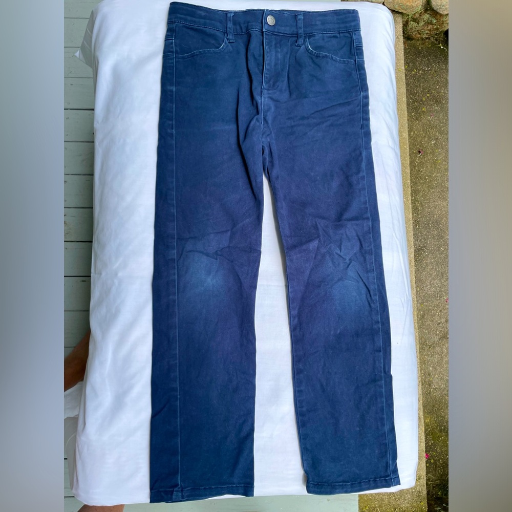 Appaman Boys navy twill straight-leg pants size 8